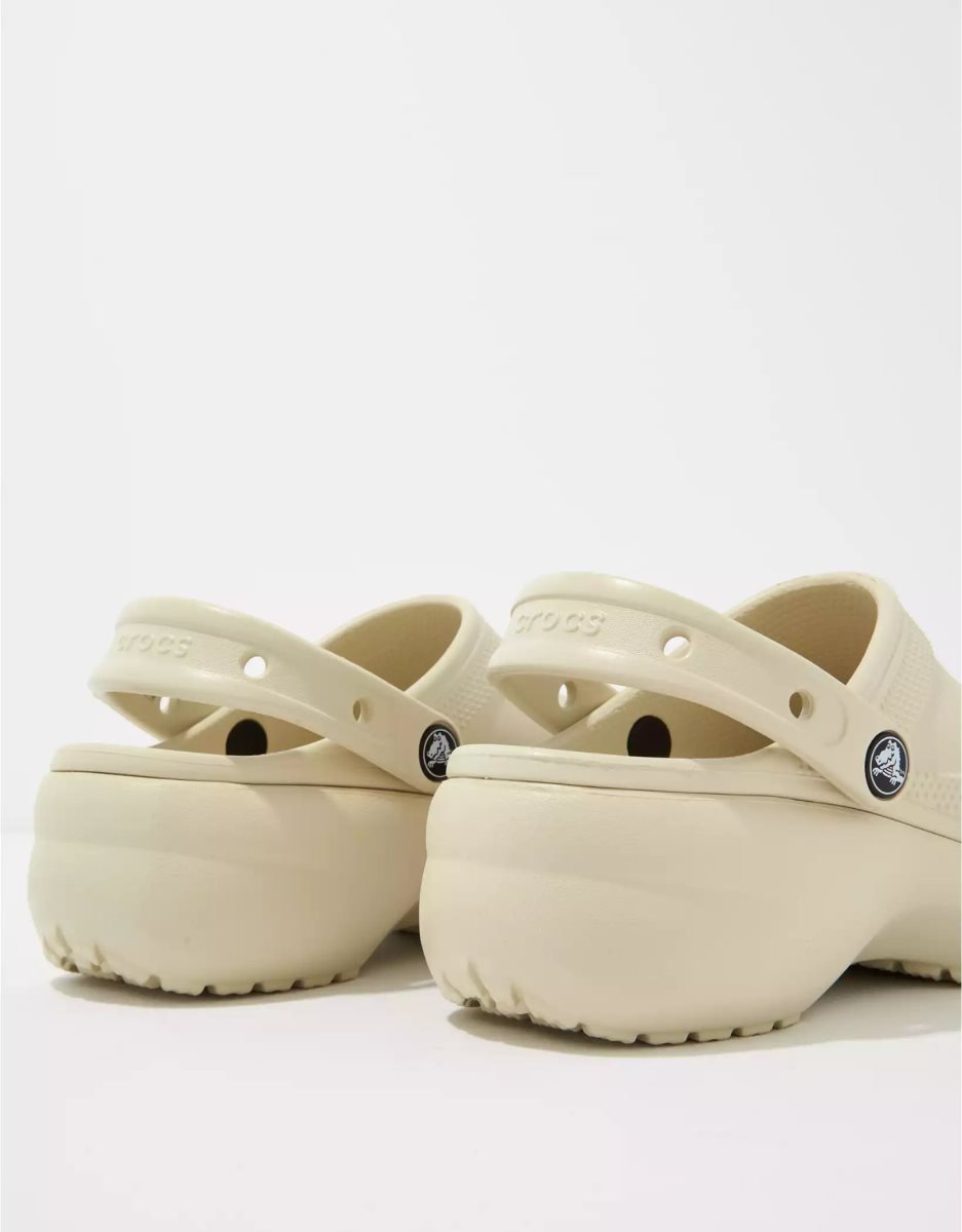 Sabots American Eagle Plateforme Beige Kaki Femme | IWF-14369048